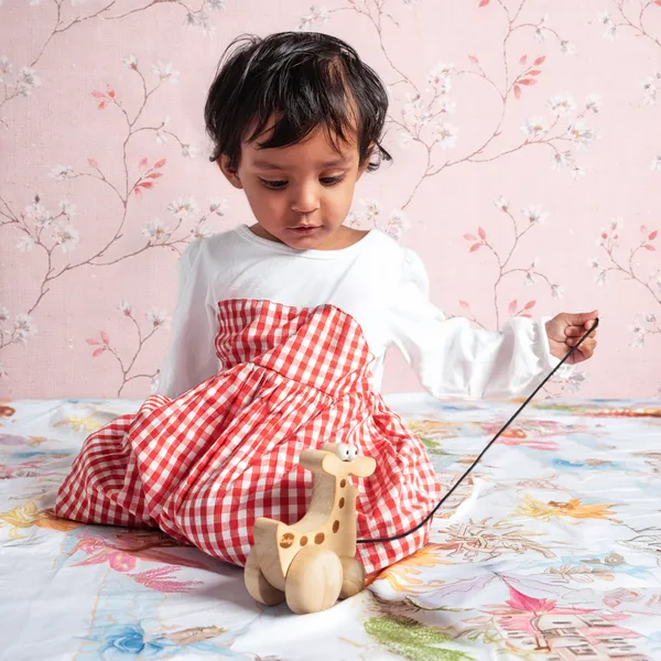 SteggyWiggle™_Oak_Wood_Pull_Along_Steggywiggle_Dino_Toy_For_Babies