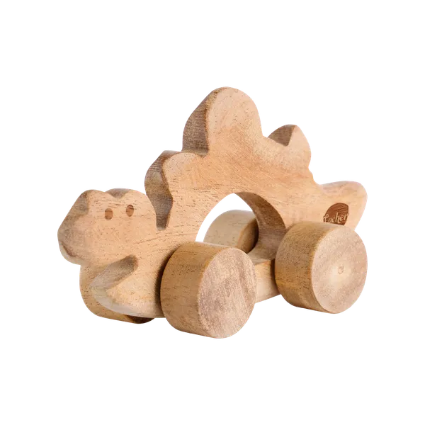 Premium_Neem_Wood_Dino_Racer_Cum_Teether_Combo_Set_For_Toddlers