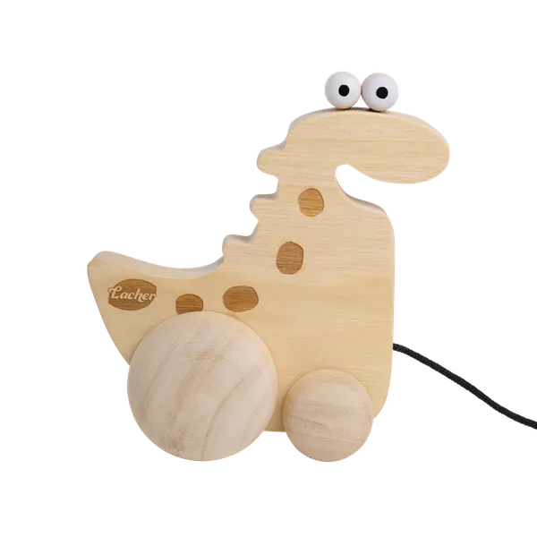 DoodleDino™_Oak_Wood_Pull_Along_Dino_Toy_For_Babies