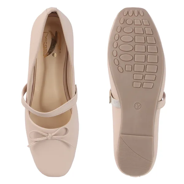 Beige_Synthetic_Bow_Detail_Wedge_Mary_Jane_Pumps_For_Women