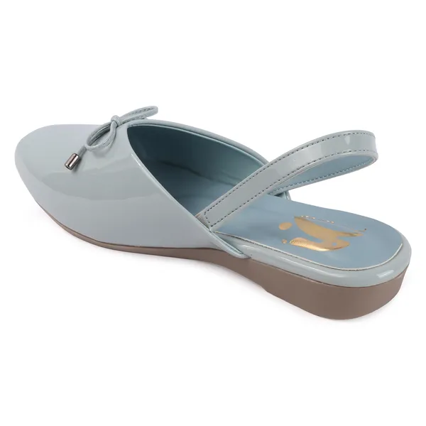 Blue_Pvc_Synthetic_Slingback_Wedge_Shoes_For_Women