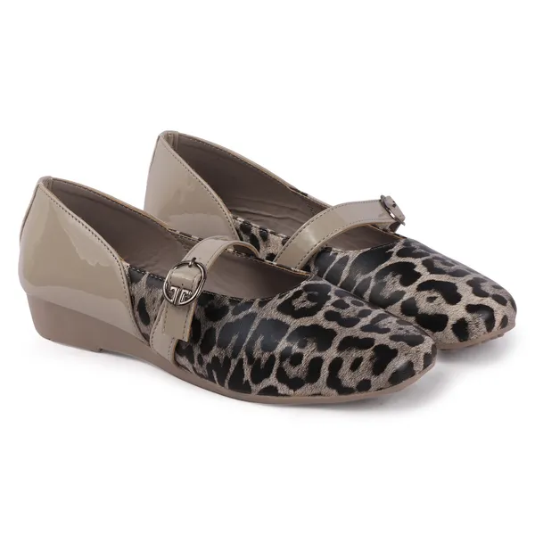 Beige_Synthetic_Leopard_Print_Wedge_Mary_Jane_Shoes_For_Women