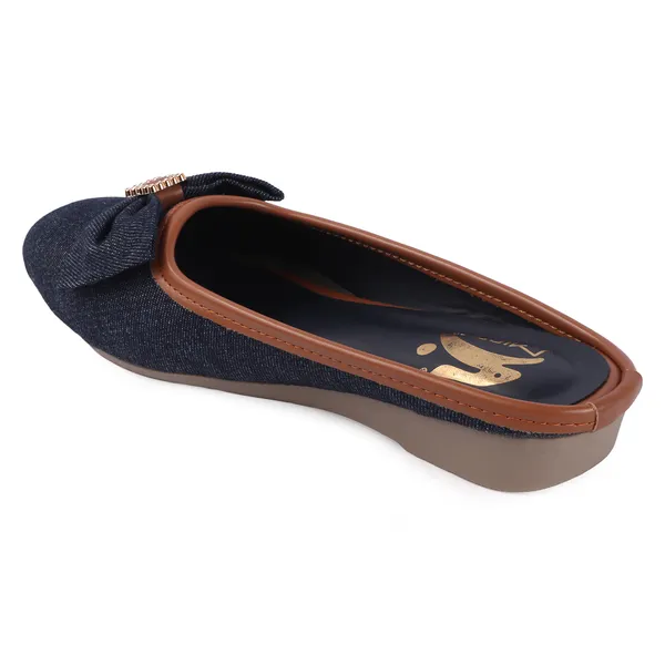 Navy_Denim_Bow_Detail_Wedge_Mules_For_Women