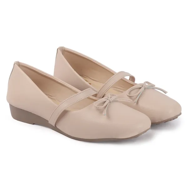 Beige_Synthetic_Bow_Detail_Wedge_Mary_Jane_Pumps_For_Women