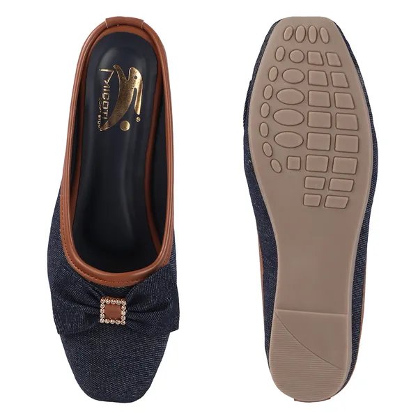 Navy_Denim_Bow_Detail_Wedge_Mules_For_Women