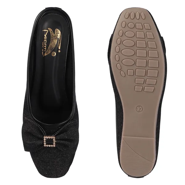 Black_Textile_Bow_Detail_Wedge_Mules_For_Women