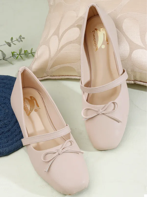 Beige_Synthetic_Bow_Detail_Wedge_Mary_Jane_Pumps_For_Women