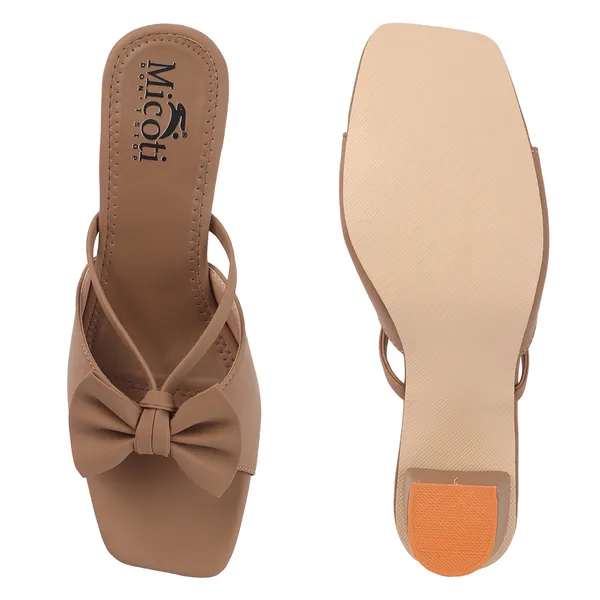 Beige_Synthetic_Bow_Detail_Block_Heel_Mules_For_Women