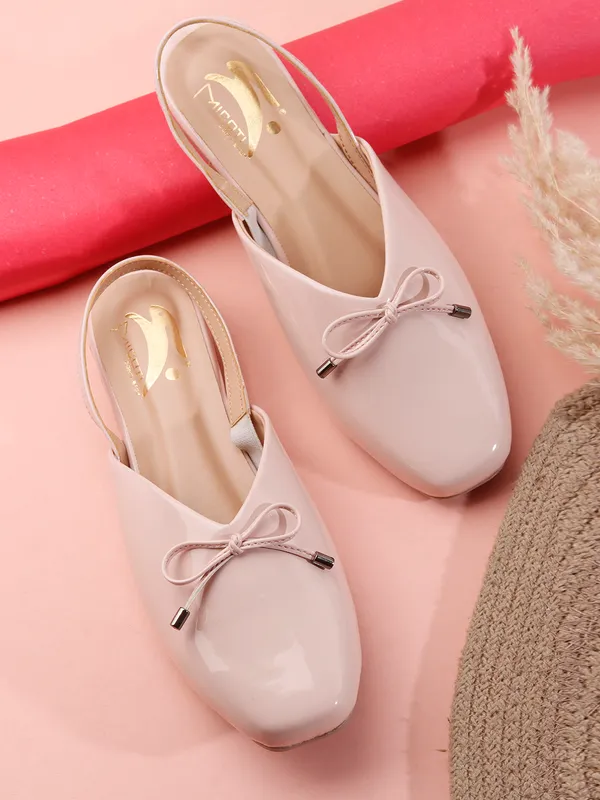 Pink_Patent_Pvc_Synthetic_Slingback_Wedge_Flats_For_Women