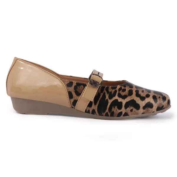 Brown_Synthetic_Leopard_Print_Buckle_Wedge_Shoes_For_Women