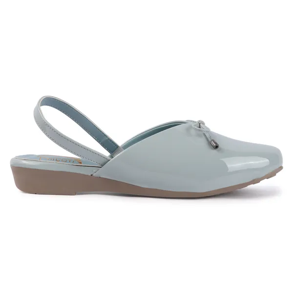 Blue_Pvc_Synthetic_Slingback_Wedge_Shoes_For_Women