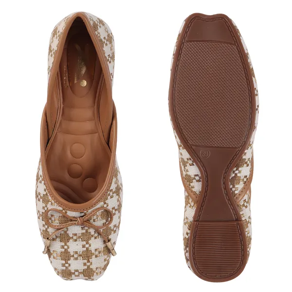Beige_Synthetic_Patterned_Bow_Ballet_Flats_For_Women