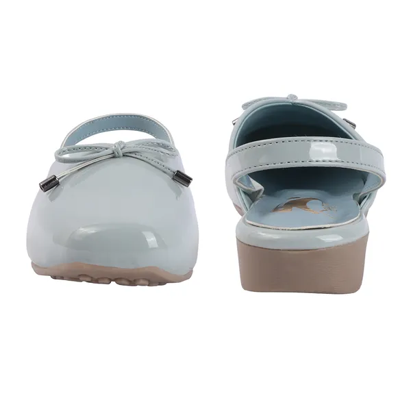 Blue_Pvc_Synthetic_Slingback_Wedge_Shoes_For_Women