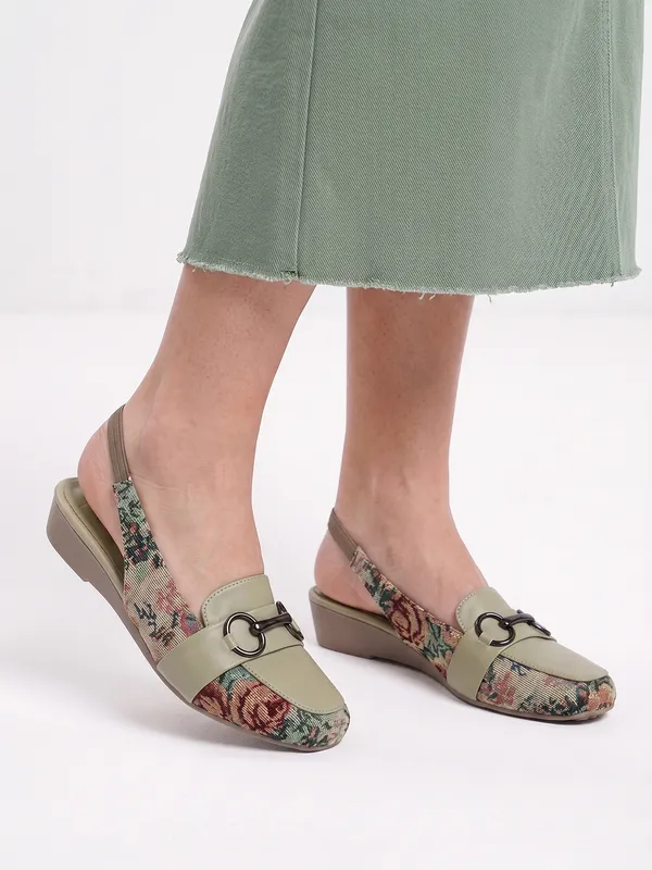Beige_Printed_Pvc_Synthetic_Platform_Slingback_Wedge_Loafers_For_Women