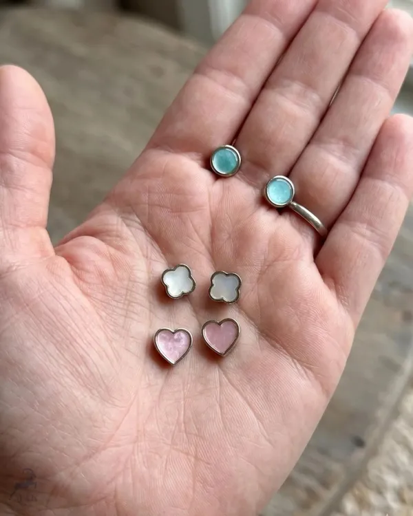 Mak_Luxe_925_Sterling_Silver_Pastel_Stud_Earrings_Set