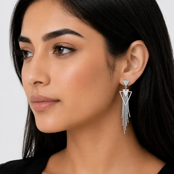 Mak_Luxe_925_Streling_Silver_Silver_Plated_Long_Tassel_Dangle_Earrings