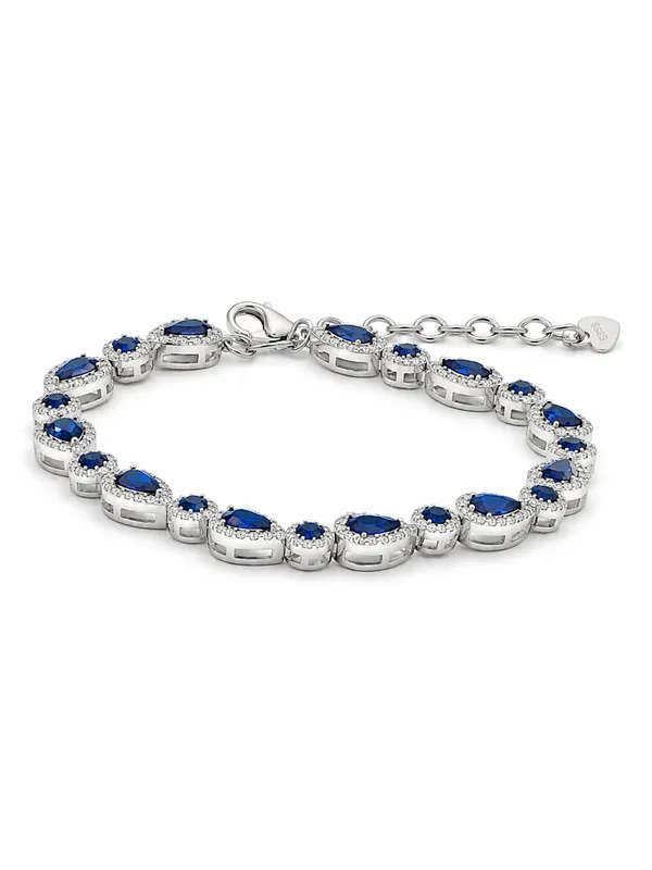 Mak_Luxe_925_Sterling_Silver_Royal_Blue_Sapphire_Pear-Cut_Bracelet_for_Women