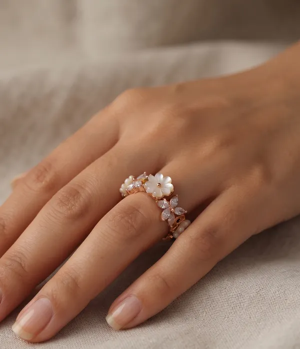Mak_Luxe_925_Sterling_Silver_Pearl_Leaf_Radiance_Gold_Ring