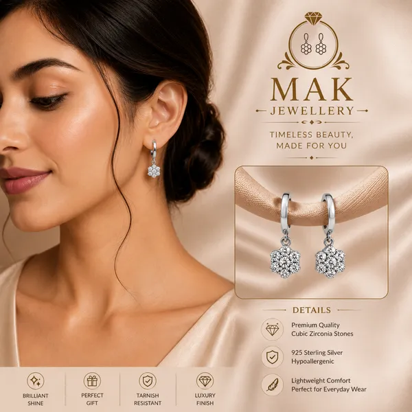 Mak_Luxe_925_Sterling_Silver_Sparkling_Floral_Cluster_Drop_Earrings_for_Women