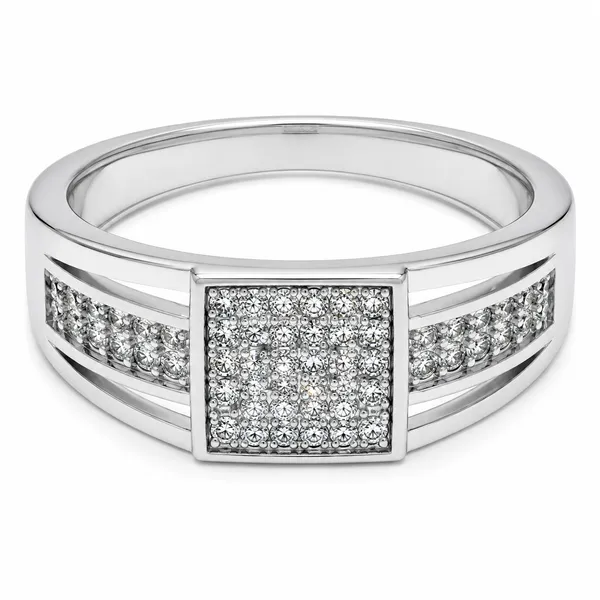 Mak_Luxe_925_Streling_Silver__Regal_Square_Sparkle_925_Sterling_Silver_Men’s_Ring