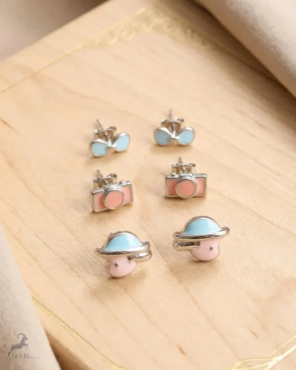 Mak_Luxe_925_Sterling_Silver_Travel-Themed_Stud_Earrings_Set