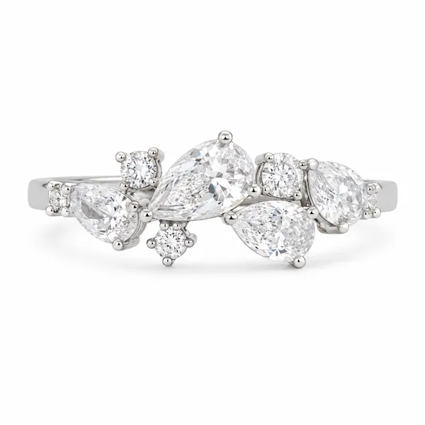 Mak_Luxe_925_Sterling_Silver_Majestic_Pear-Cut_Crystal_Cluster_925_Sterling_Silver_Ring