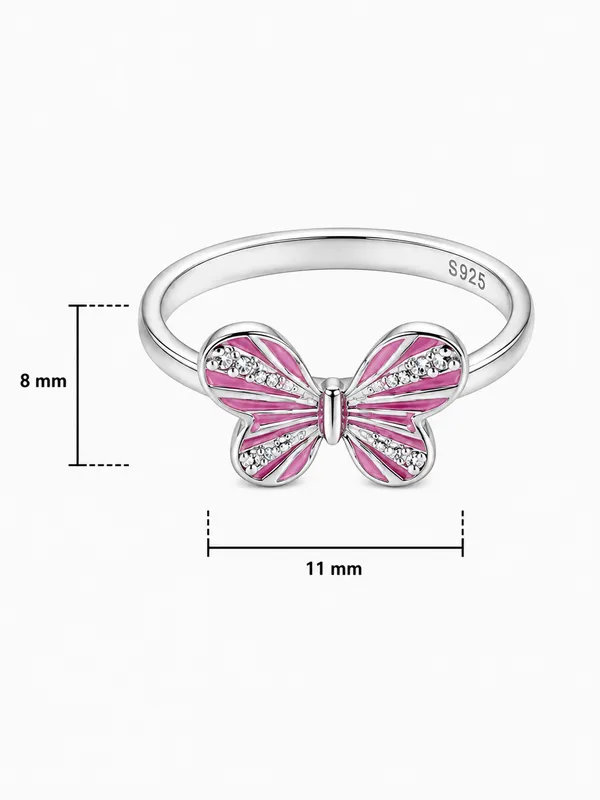 Mak_Luxe_925_Sterling_Silver_Rosy_Flutter_Sparkle_925_Sterling_Silver_Butterfly_Ring