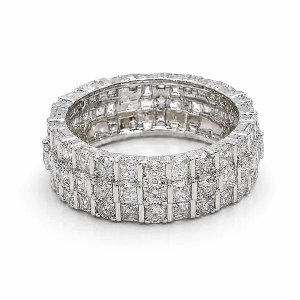 Mak_Luxe_925_Sterling_Silver_Royal_Mosaic_Diamond_Band_Ring