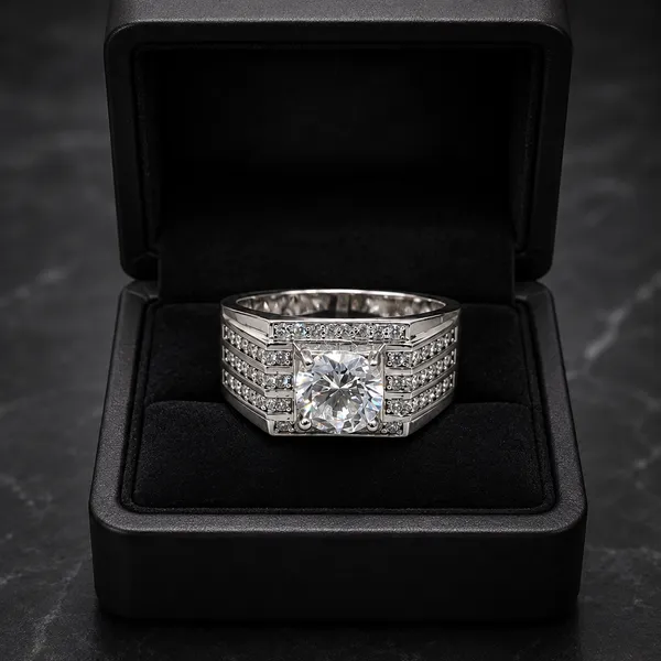 Mak_Luxe_925_Streling_Silver_Imperial_Cascade_Solitaire_Diamond_Men’s_Ring
