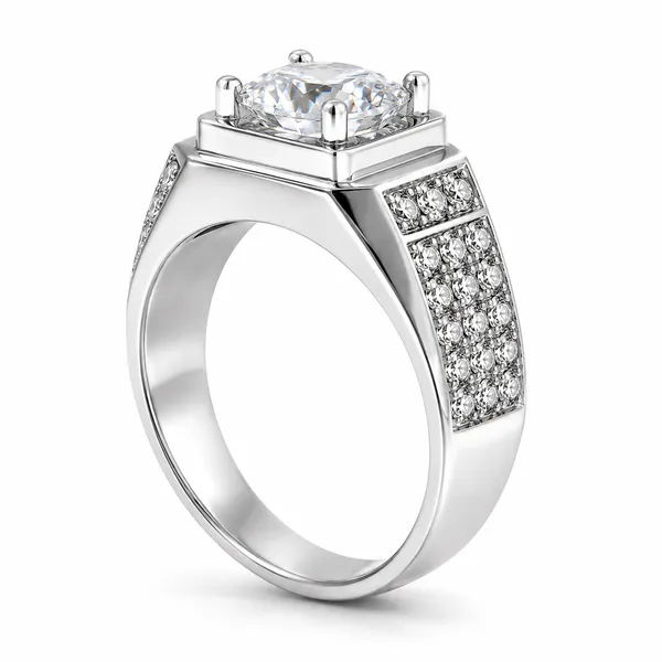 Mak_Luxe_925_Streling_Silver_Royal_Cushion_Solitaire_Diamond_Men’s_Ring