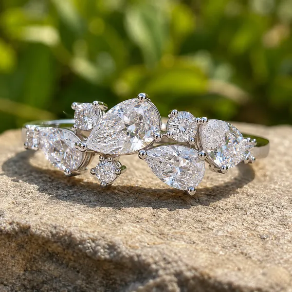 Mak_Luxe_925_Sterling_Silver_Majestic_Pear-Cut_Crystal_Cluster_925_Sterling_Silver_Ring