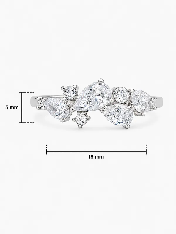 Mak_Luxe_925_Sterling_Silver_Majestic_Pear-Cut_Crystal_Cluster_925_Sterling_Silver_Ring