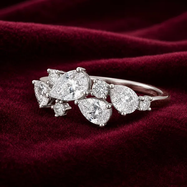 Mak_Luxe_925_Sterling_Silver_Majestic_Pear-Cut_Crystal_Cluster_925_Sterling_Silver_Ring