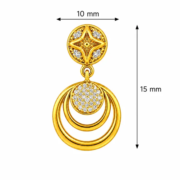 Mak_Luxe_925_SILVER_Sterling_Silver_Celestial_Orbit_Diamond_Drop_Earrings