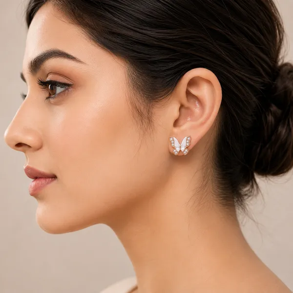 Mak_Luxe_925_Sterling_Silver_Butterfly_Design_Rose_Gold-Plated_Stud_Earrings_for_Women