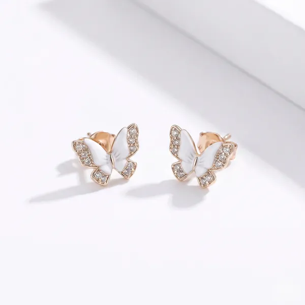 Mak_Luxe_925_Sterling_Silver_Butterfly_Design_Rose_Gold-Plated_Stud_Earrings_for_Women