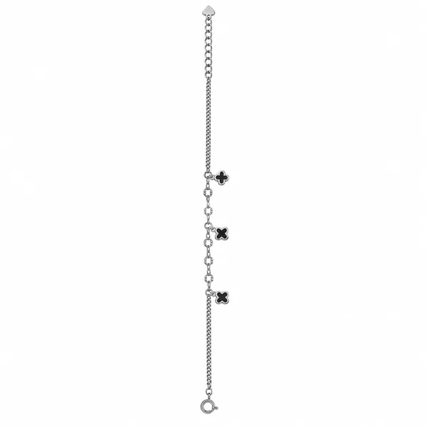 MAK_LUXE_925_Sterling_Silver_Clover_Charm_Bracelet_for_Women_|_Elegant_Adjustable_Chain_Bracelet
