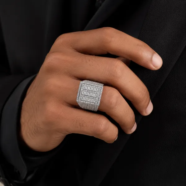 Mak_Luxe_925_Streling_Silver_Imperial_Ice_Baguette_Diamond_Men’s_Statement_Ring