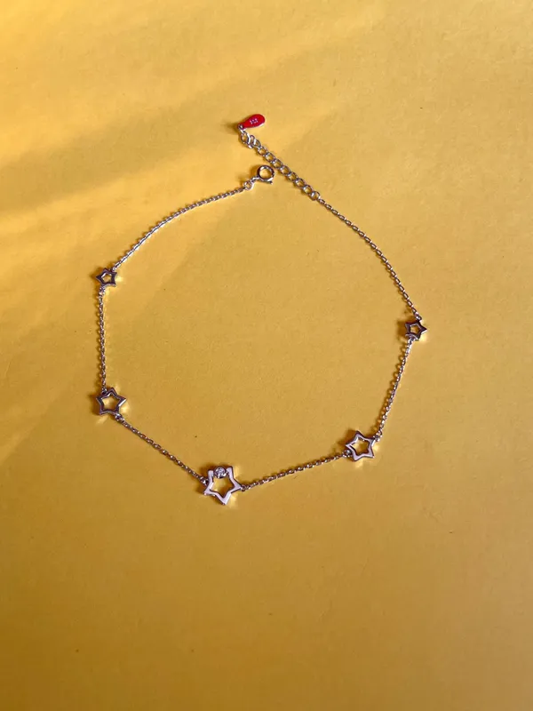 Mak_Luxe_925_Sterling_Silver_Five-Star_Charm_Anklet_for_Women
