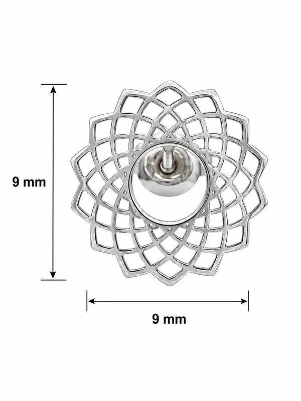Mak_Luxe_925_SILVER_Sterling_Silver_Mandala_Filigree_Stud_Earrings