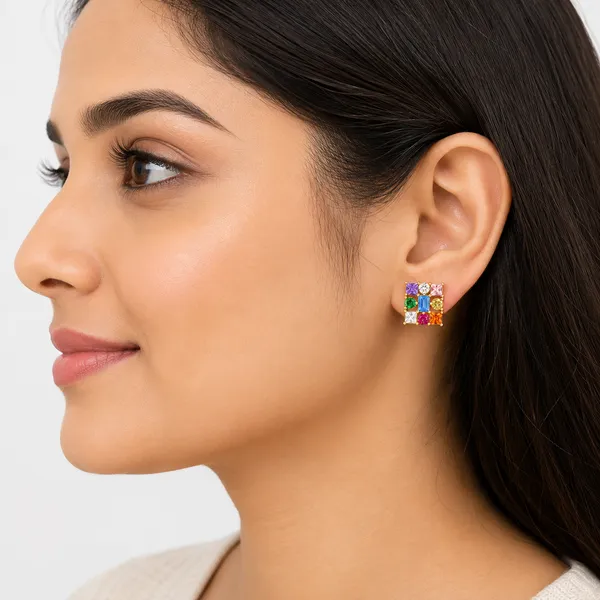 MAK_LUXE_925_Sterling_Silver_Rainbow_Mosaic_Gemstone_Stud_Earrings