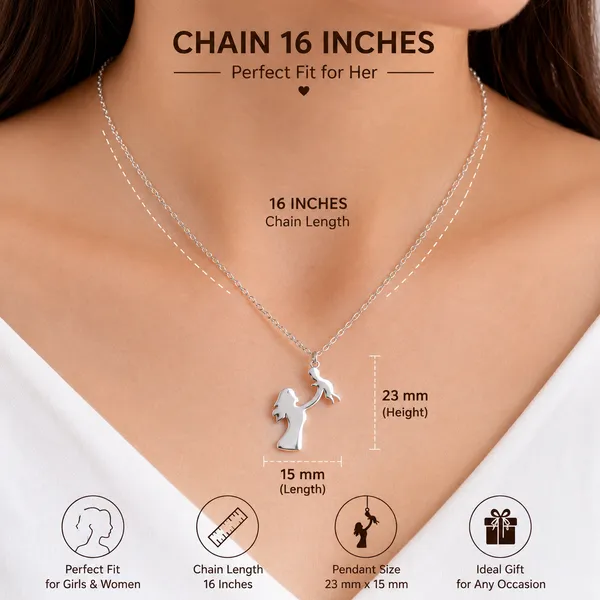 Mak_Luxe_925_Sterling_Silver_Forever_in_Her_Arms_Mother_&_Baby_Silver_Pendent_With_Chain