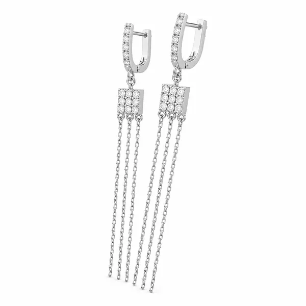 Mak_Luxe_925_Streling_Silver_Sparkle_Triple-Chain_Tassel_Drop_Earrings