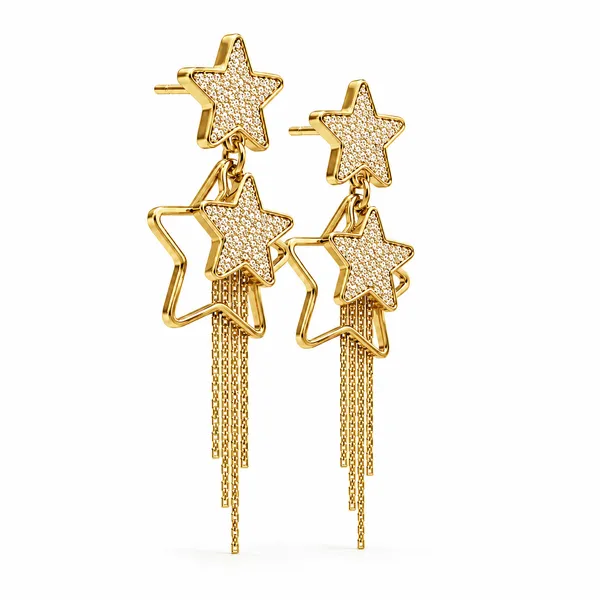 Mak_Luxe_Star_Tassel_Drop_Earrings