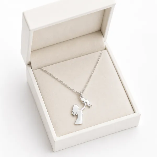 Mak_Luxe_925_Sterling_Silver_Forever_in_Her_Arms_Mother_&_Baby_Silver_Pendent_With_Chain