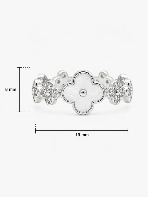 Mak_Luxe_925_Sterling_Silver_Luminous_Clover_Blossom_925_Sterling_Silver_Ring
