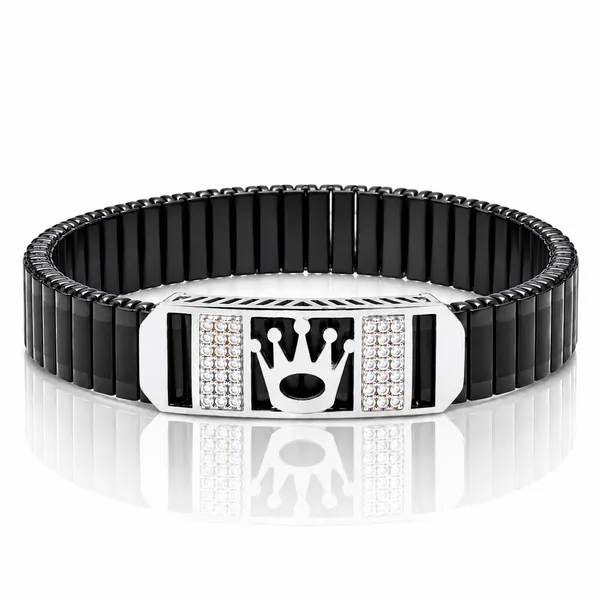 Black_and_Silver_Crown_Bracelet