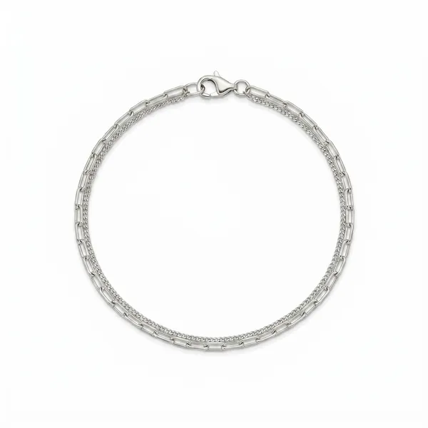 Mak_Luxe_925_Sterling_Silver_Stylish_Double-Layer_Chain_Anklet_for_Women