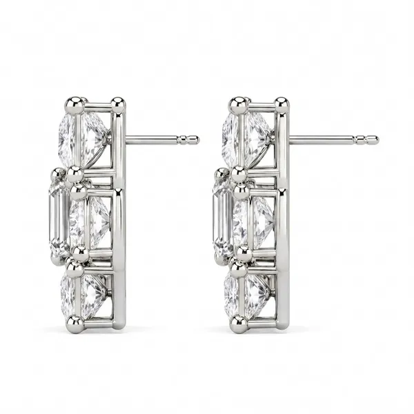 Mak_Luxe_925_SILVER_Sterling_Silver_Mosaic_Diamond_Stud_Earrings