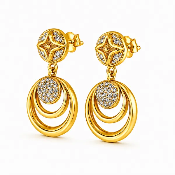 Mak_Luxe_925_SILVER_Sterling__Golden_Celestial_Orbit_Drop_Earrings